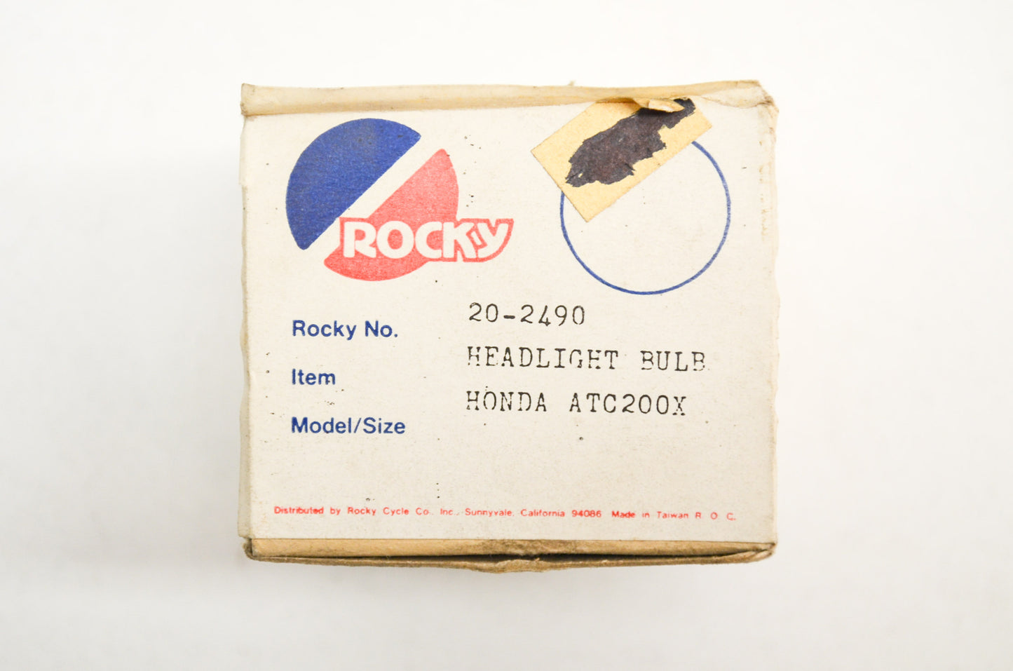 New Rocky Headlight Bulb Honda ATC200X NOS