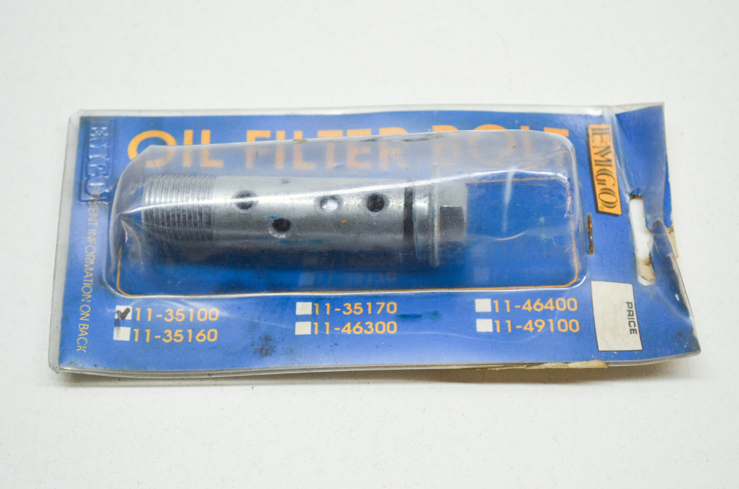 EMGO 11-35100, 17100 Oil Filter Bolt NOS