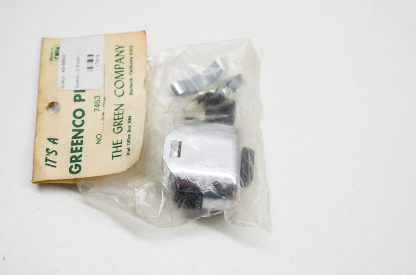 New GreenCo 3 Position Switch NOS
