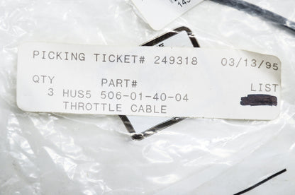 New OEM Husqvarna Throttle Cable 40 45 49 NOS