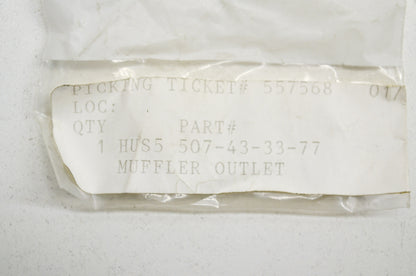 Muffler Outlet 33 NOS
