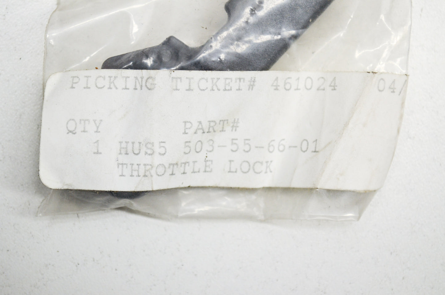 New OEM Husqvarna Throttle Lock 362 371 372 395 NOS
