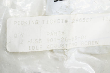 Idle Adjusting Screw 181 2100 265 RX 266 268 281 288 Qty 2 NOS