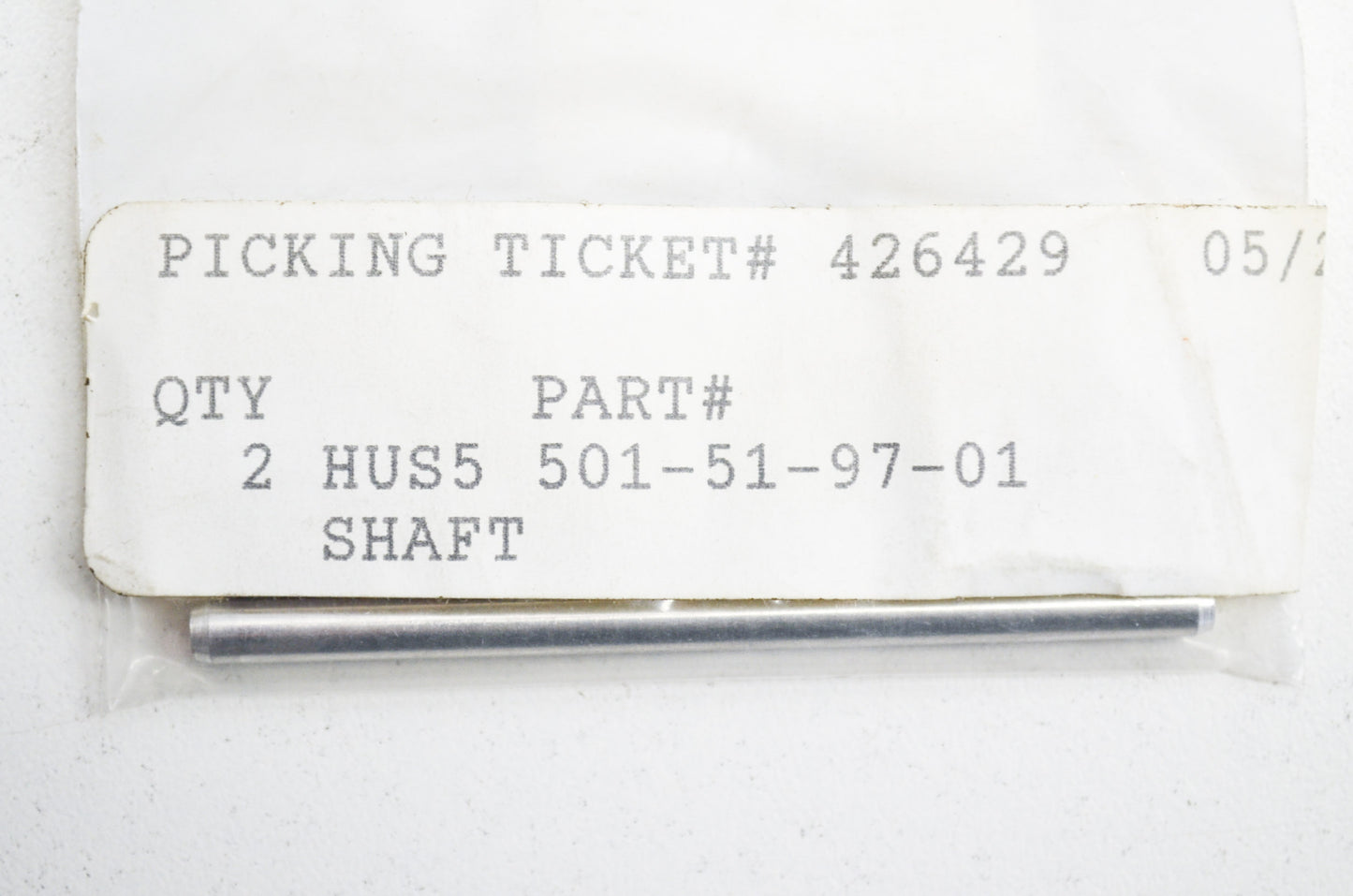 New OEM Husqvarna Shaft 181 266 268 281 288 61 NOS