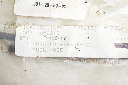 New OEM Husqvarna Fuel Hose 266 268 272 l 61 66 NOS