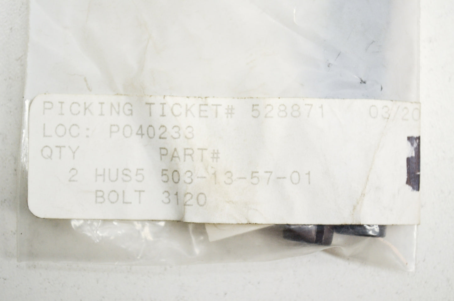 New OEM Husqvarna Bolt 3120 NOS