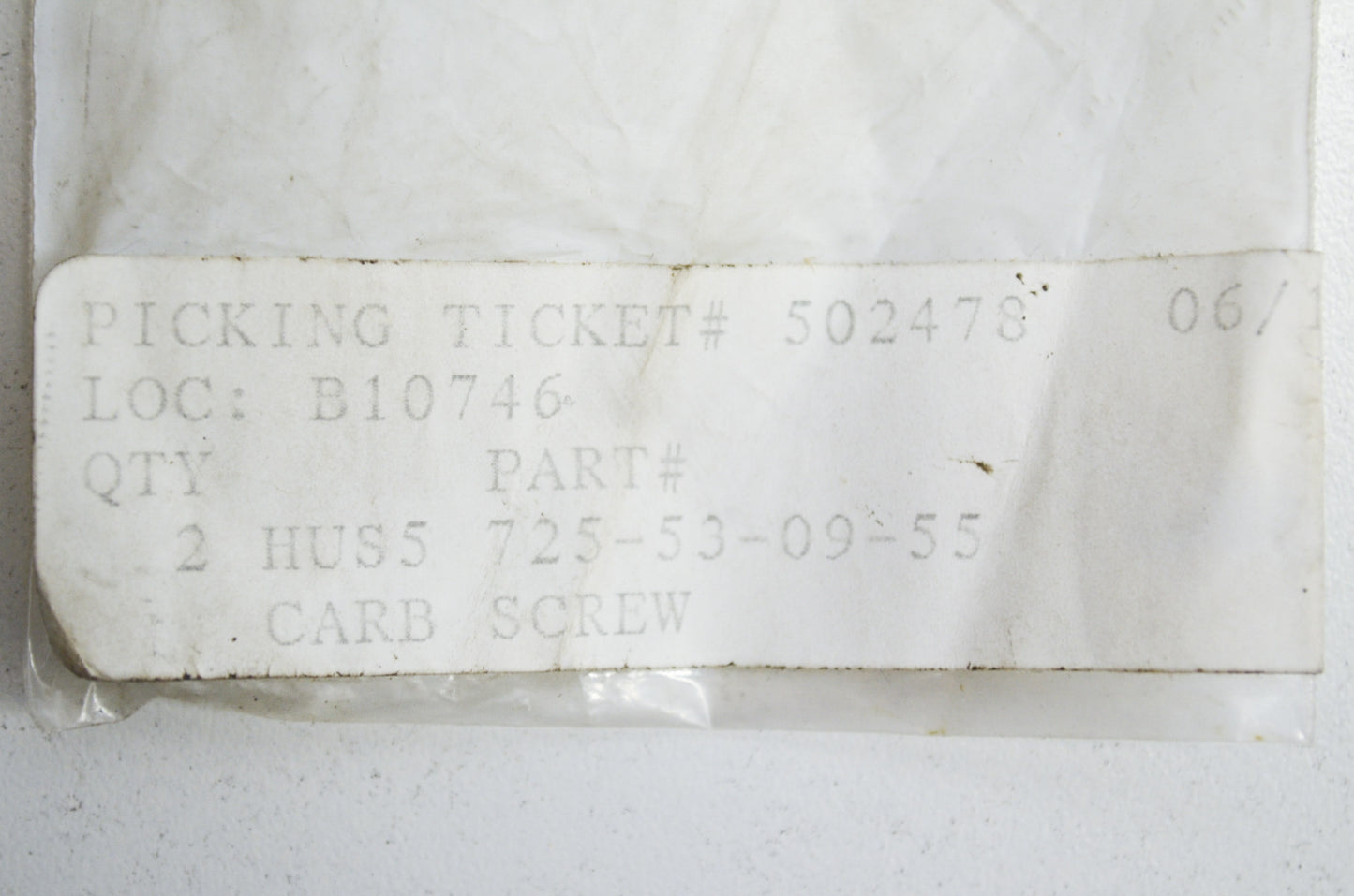 New OEM Husqvarna Screw QTY 2 385 390 395 EPA NOS