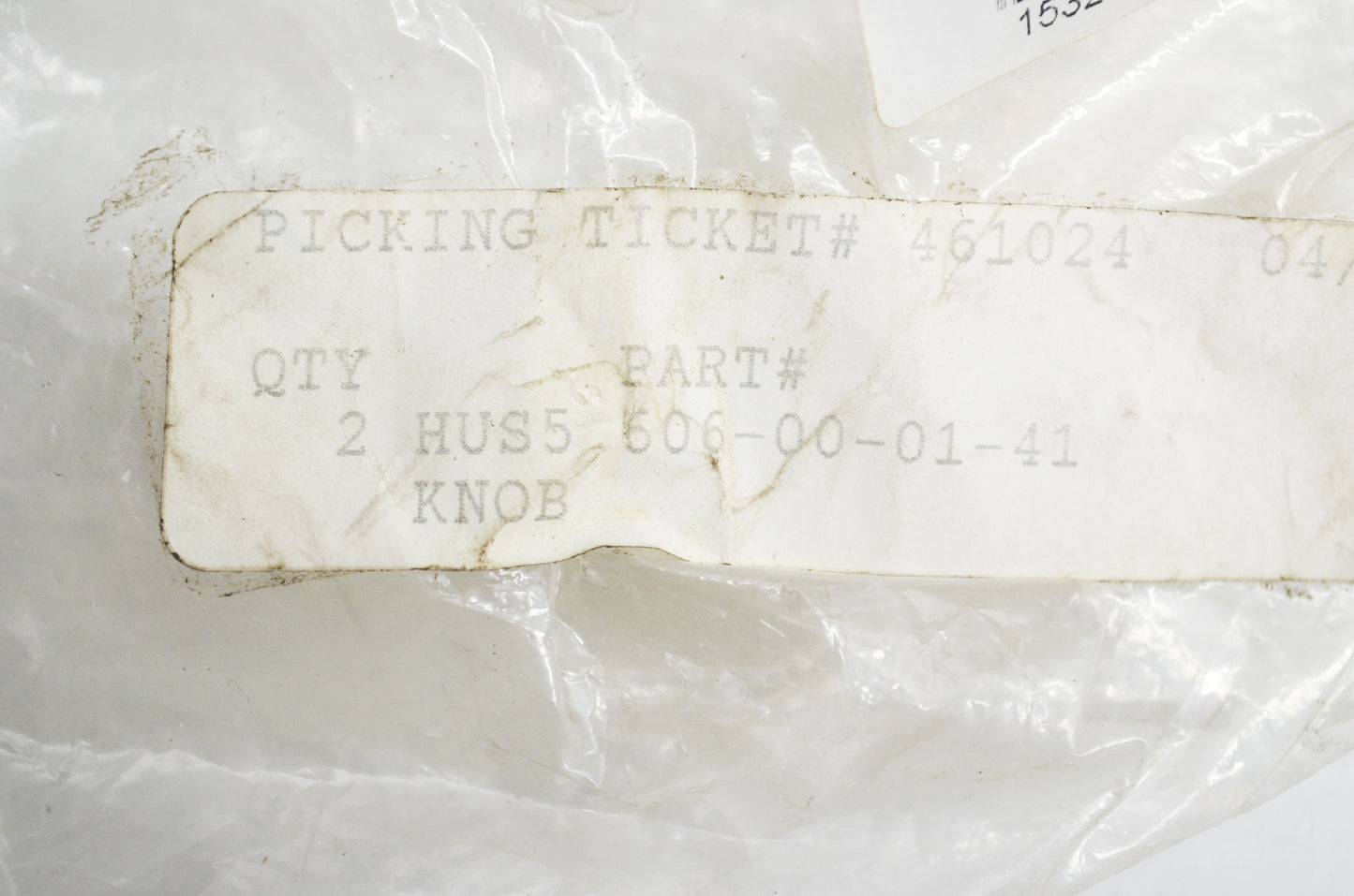 New OEM Husqvarna Knob 580 R 600 C NOS