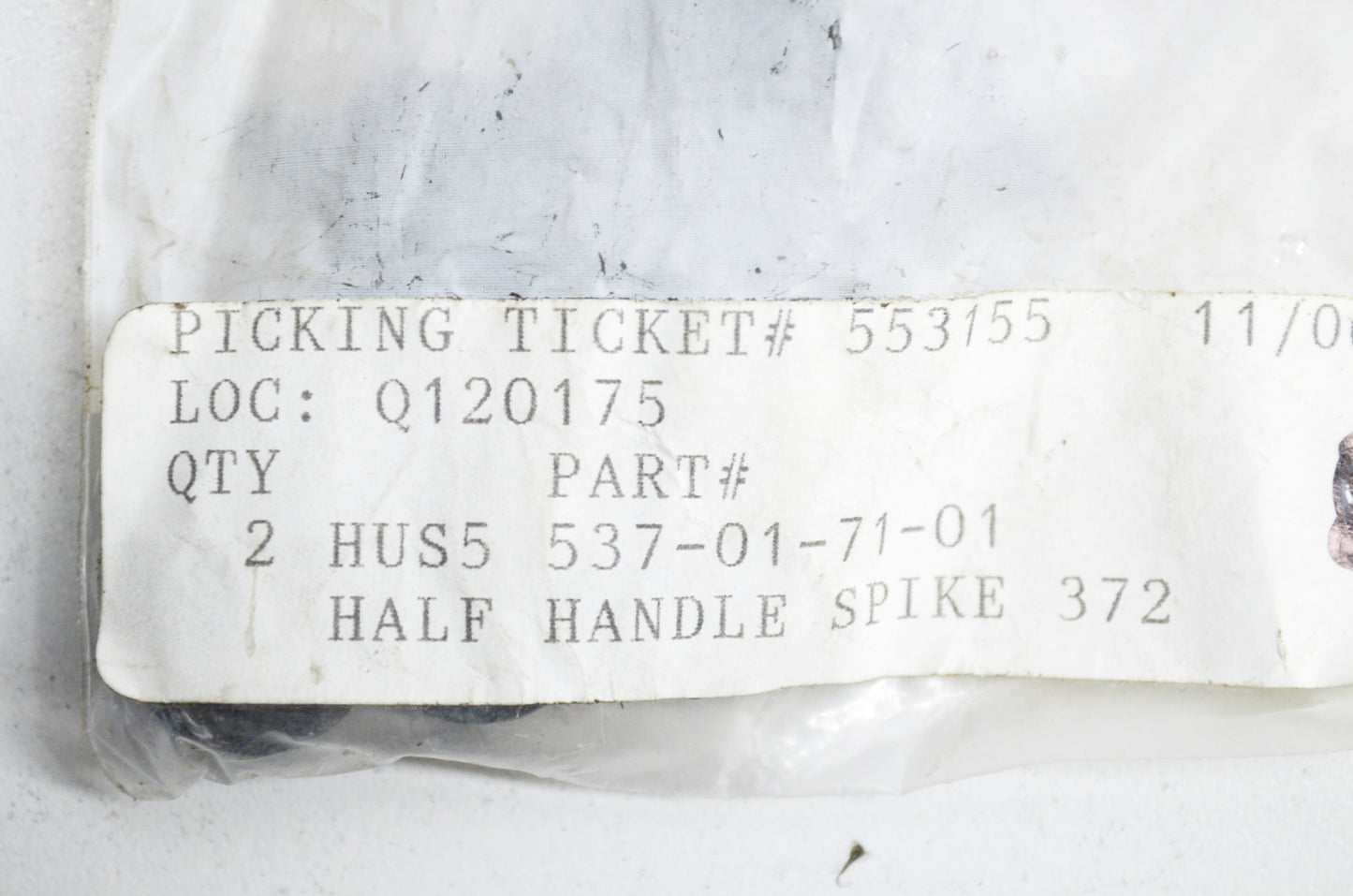 Half Handle Spike 362 Special EPA 372 390 570 575 XP 576 XP NOS