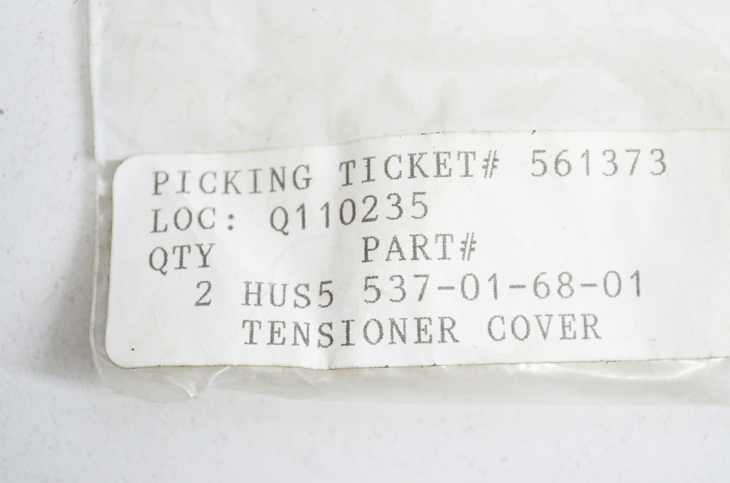 Tensioner Cover Qty 2 NOS