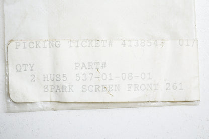 Front Spark Screen 261 EPA Qty 3 NOS