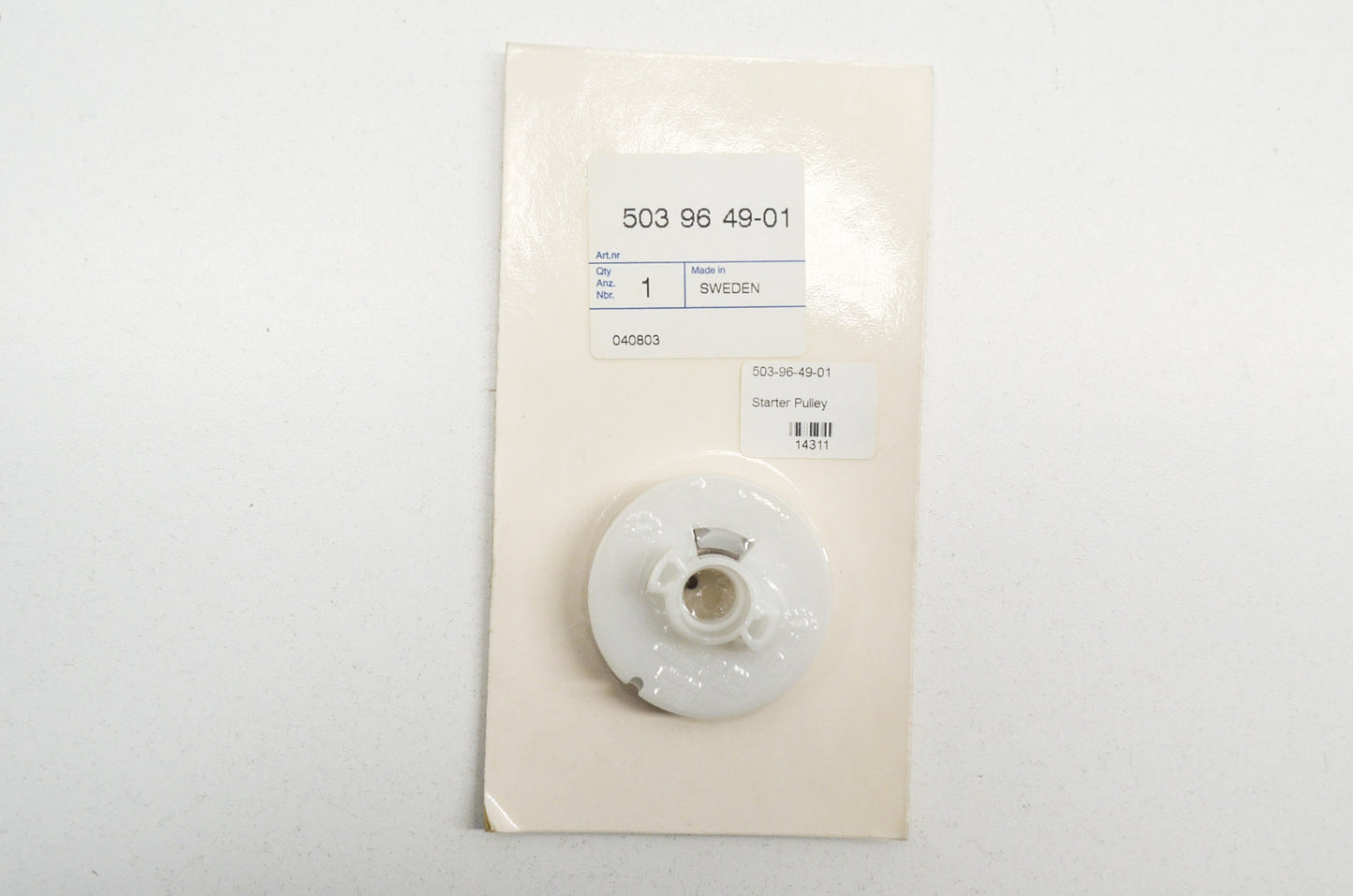 New OEM Husqvarna Starter Pulley 123 322 323 325 326 327 NOS