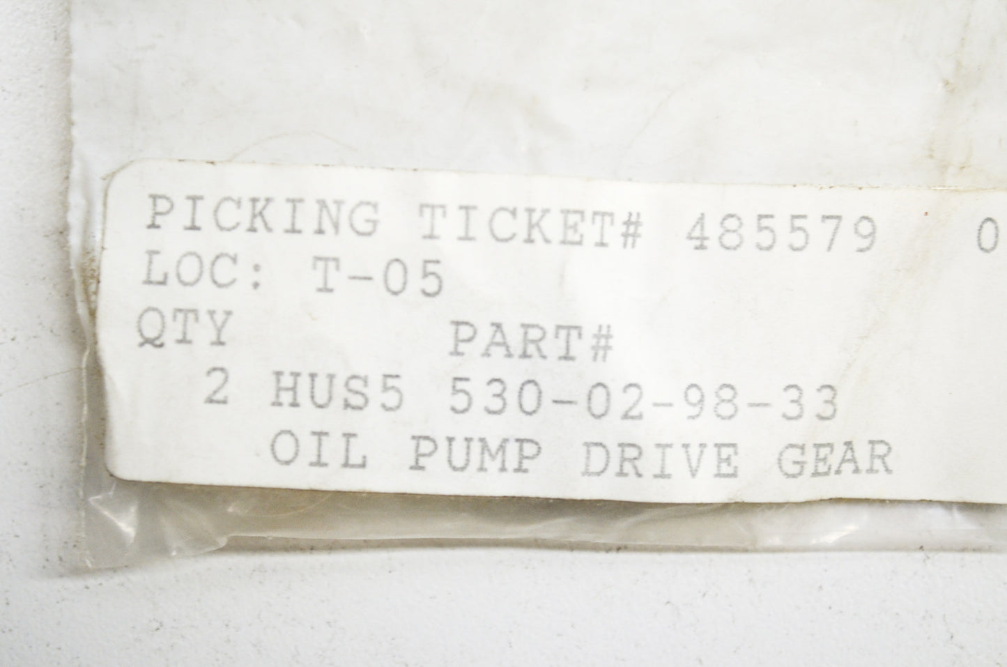 New OEM Husqvarna Oil Pump Drive Gear NOS