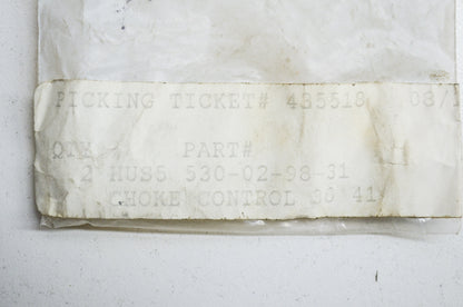 Choke Control 1326 137 141 142 36 41 Qty 2 NOS