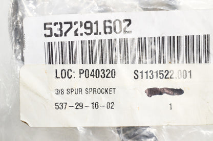 Spur Sprocket 3/8 455 Rancher 460 NOS