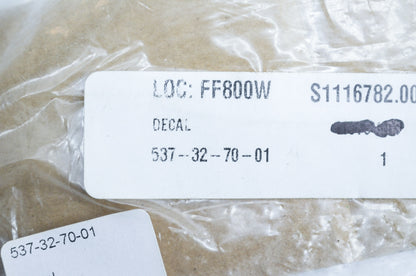 New OEM Husqvarna 385 EPA 390 Decal NOS