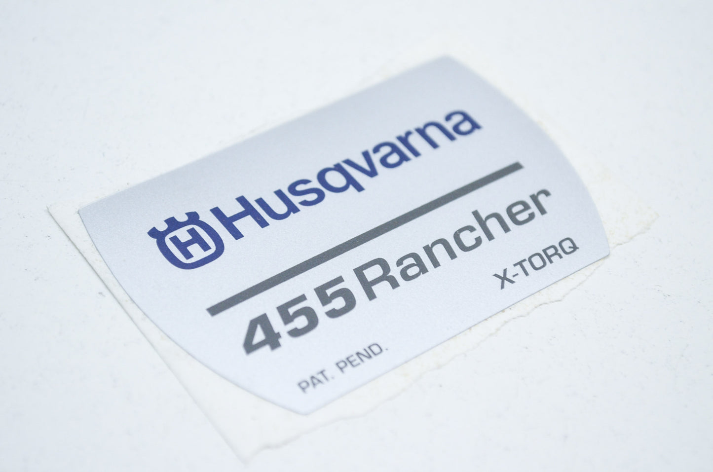 New OEM Husqvarna Starter Decal 455 Rancher NOS
