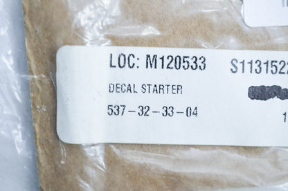 New OEM Husqvarna Starter Decal 455 Rancher NOS