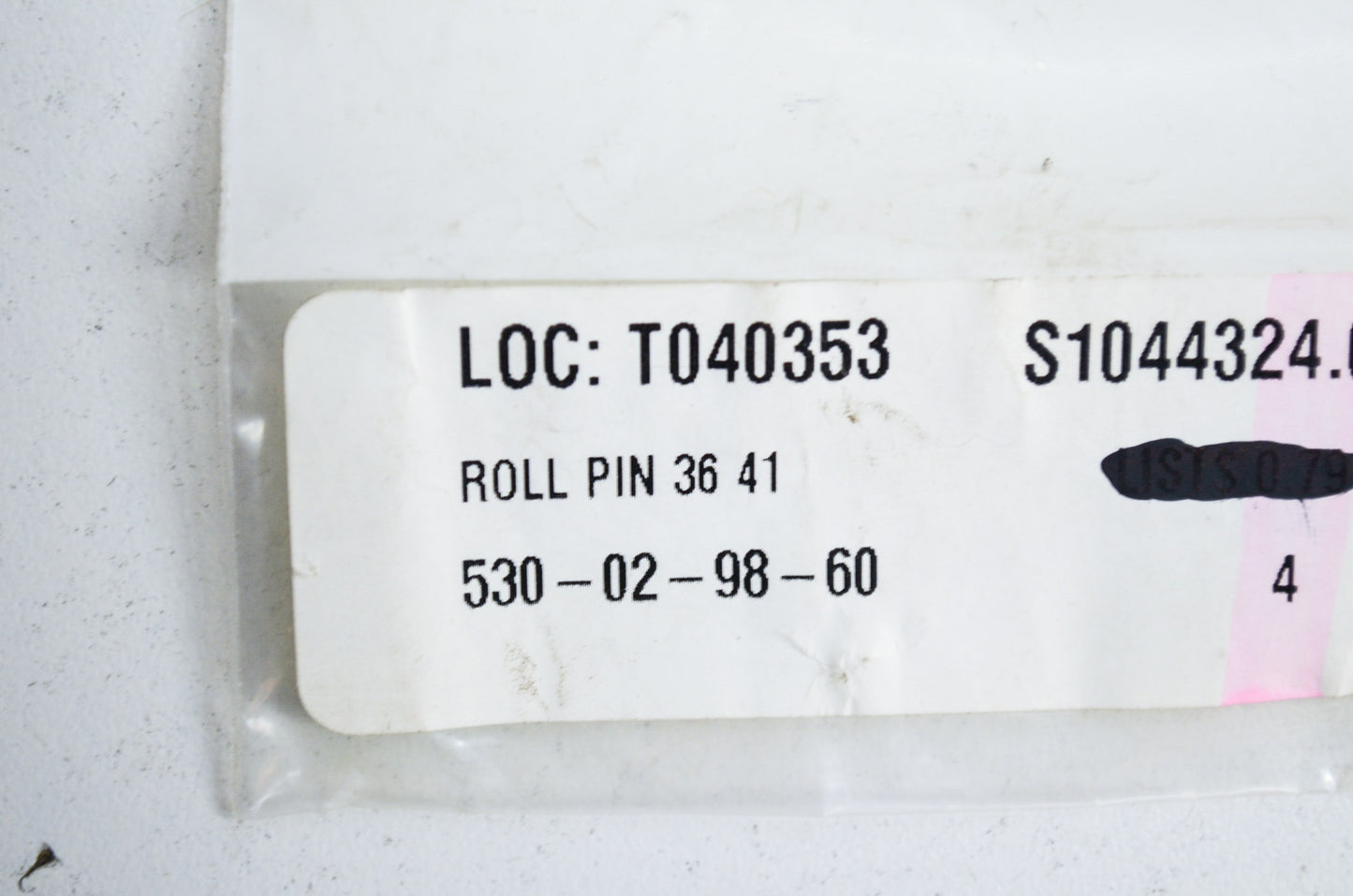 Roll Pin 36 41 Qty 3 NOS