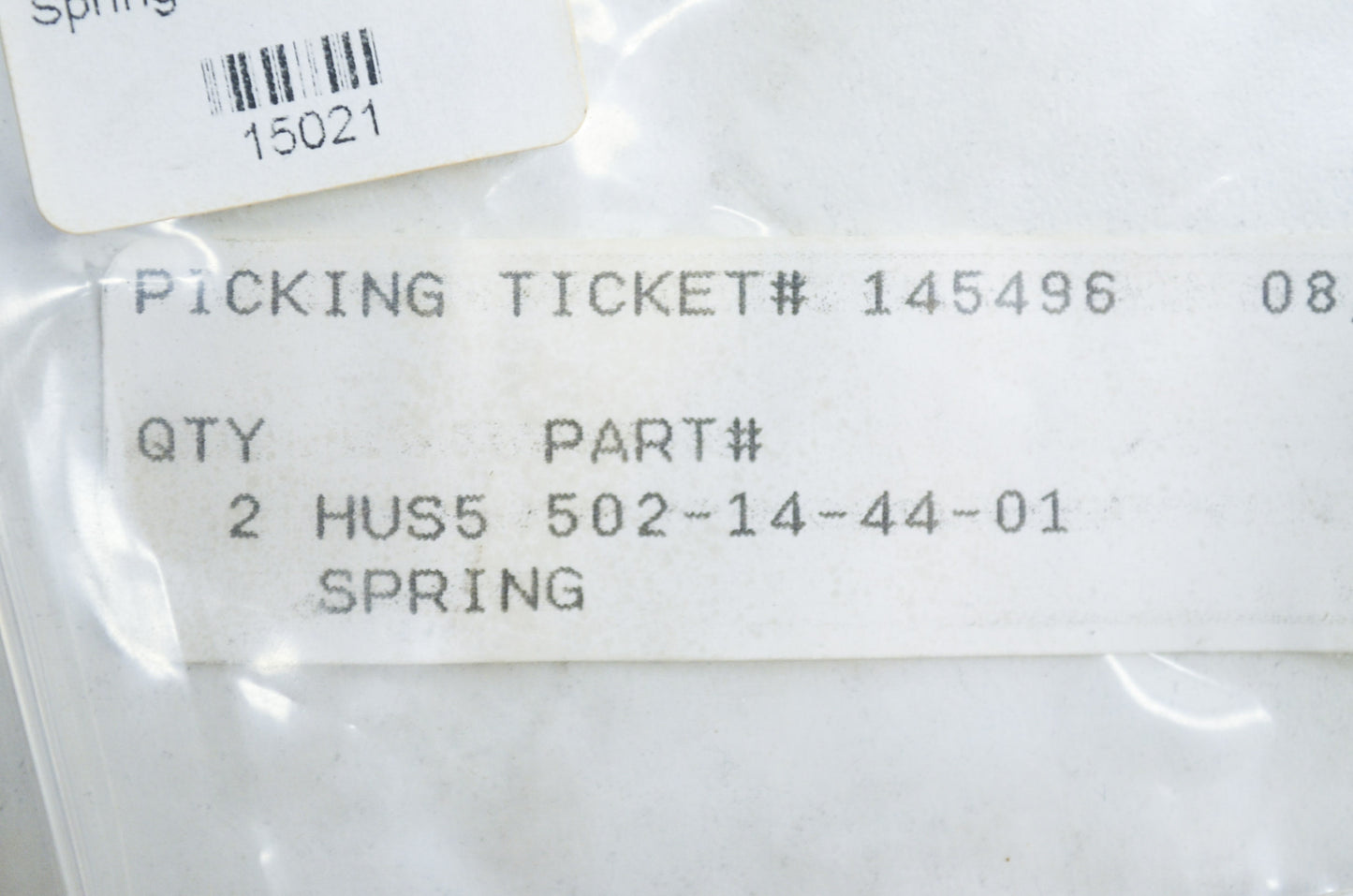 New OEM Husqvarna Spring QTY 2 240 245 250 252 265 NOS