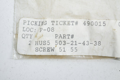 Screw 51 55 51 55 Rancher EPA Qty 3 NOS