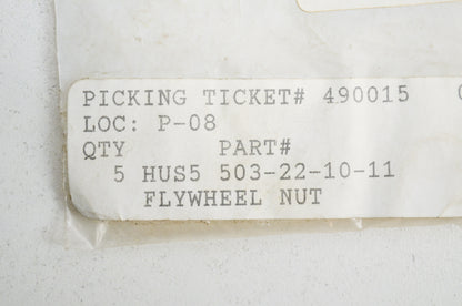 Flywheel Nut 154 225 232 350 362 365 51 55 61 K 750 760 Qty 4 NOS