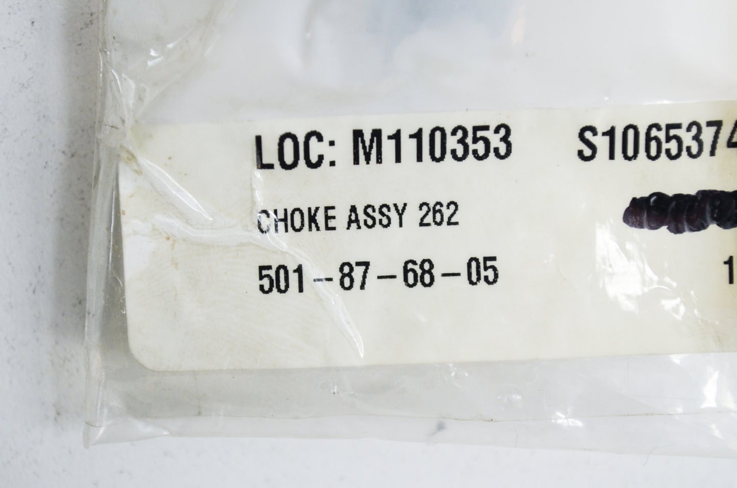 New OEM Husqvarna Choke Assembly 261 EPA 262 NOS