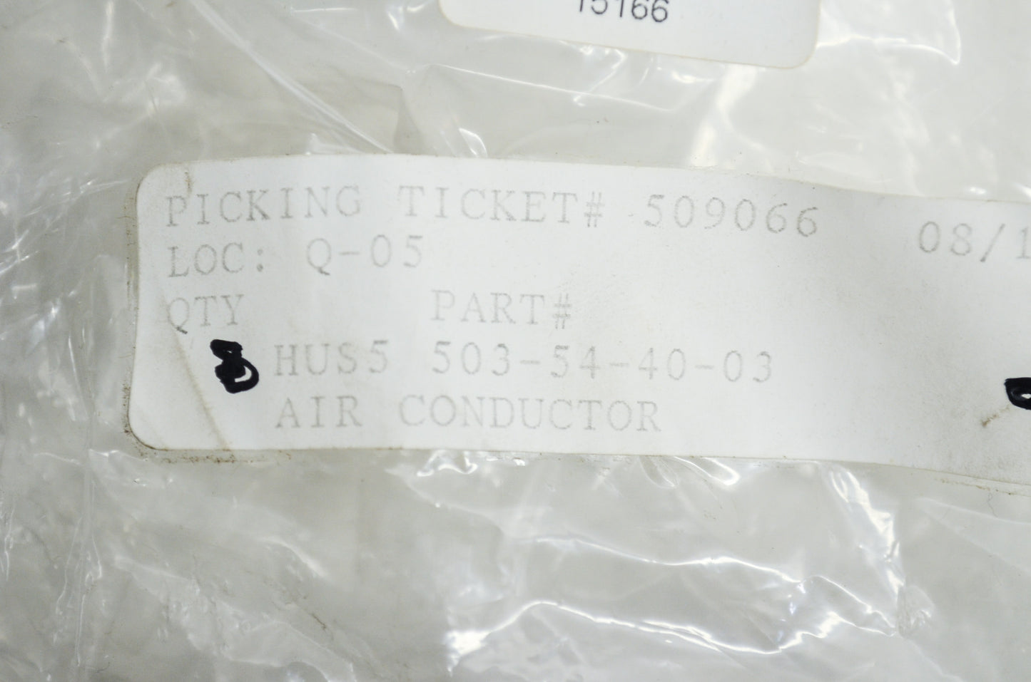 New OEM Husqvarna Air Conductor 254 257 261 262 NOS