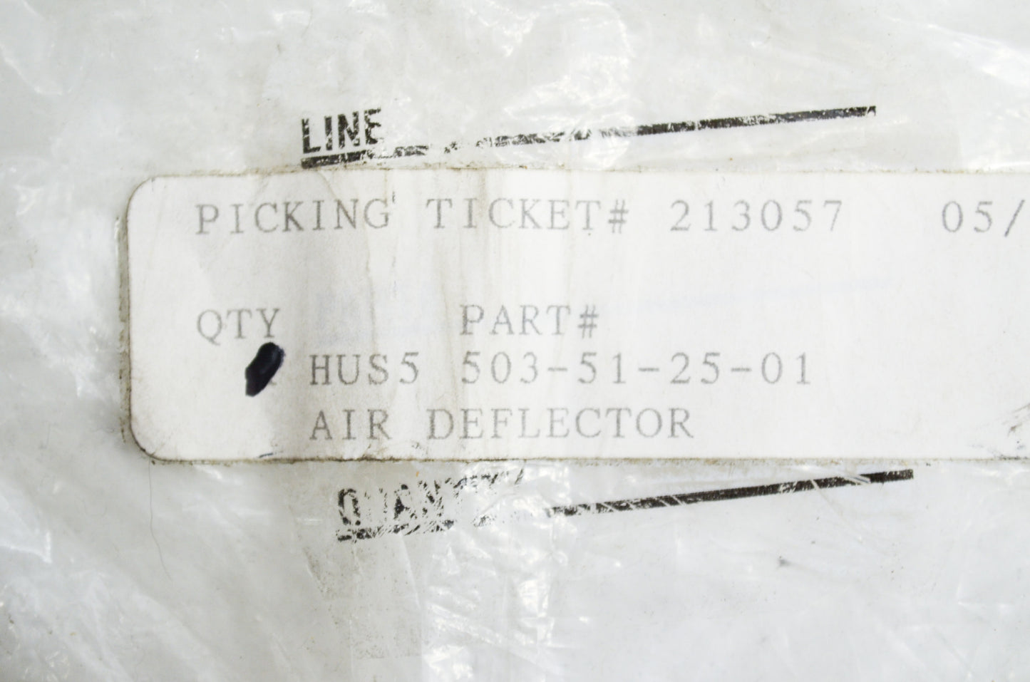 New OEM Husqvarna Air Deflector 281 288 NOS