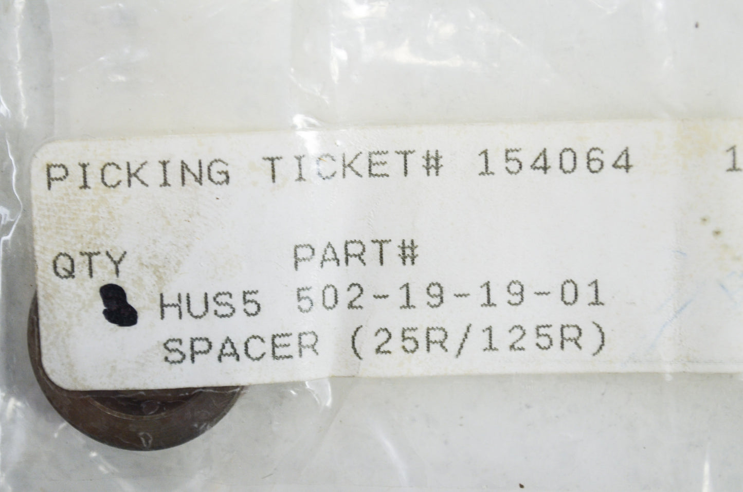 OEM Husqvarna 502-19-19-01 Spacer 25R 125R NOS