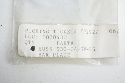 Bar Plate Chome 136 137 141 142 NOS