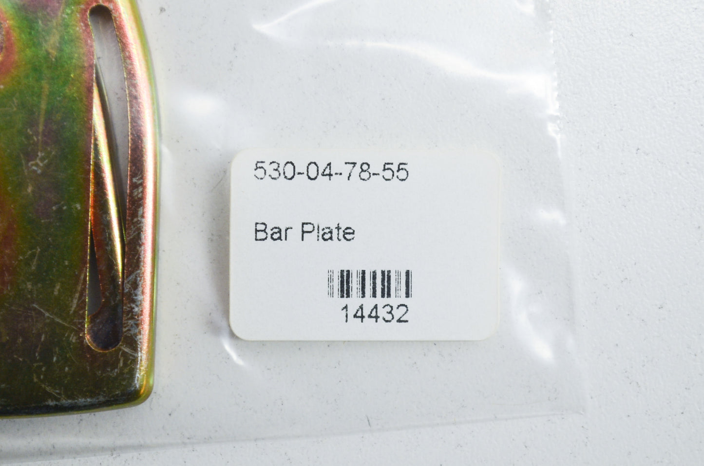 Bar Plate Brass 136 137 141 142 NOS