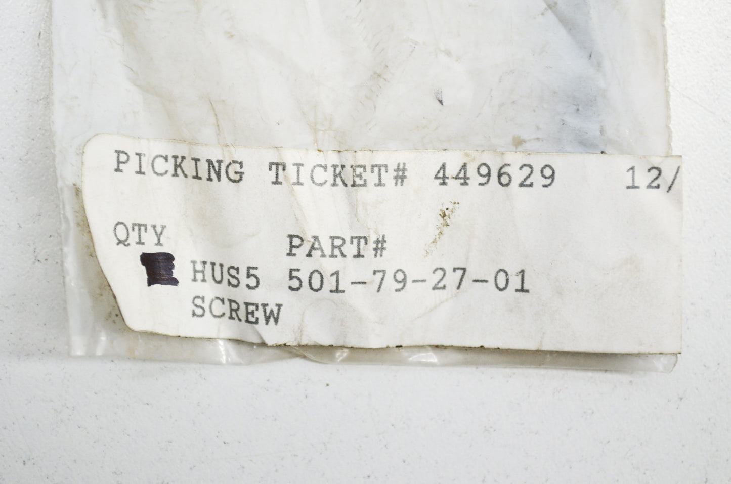 New OEM Husqvarna Screw 2100 2101 298 NOS