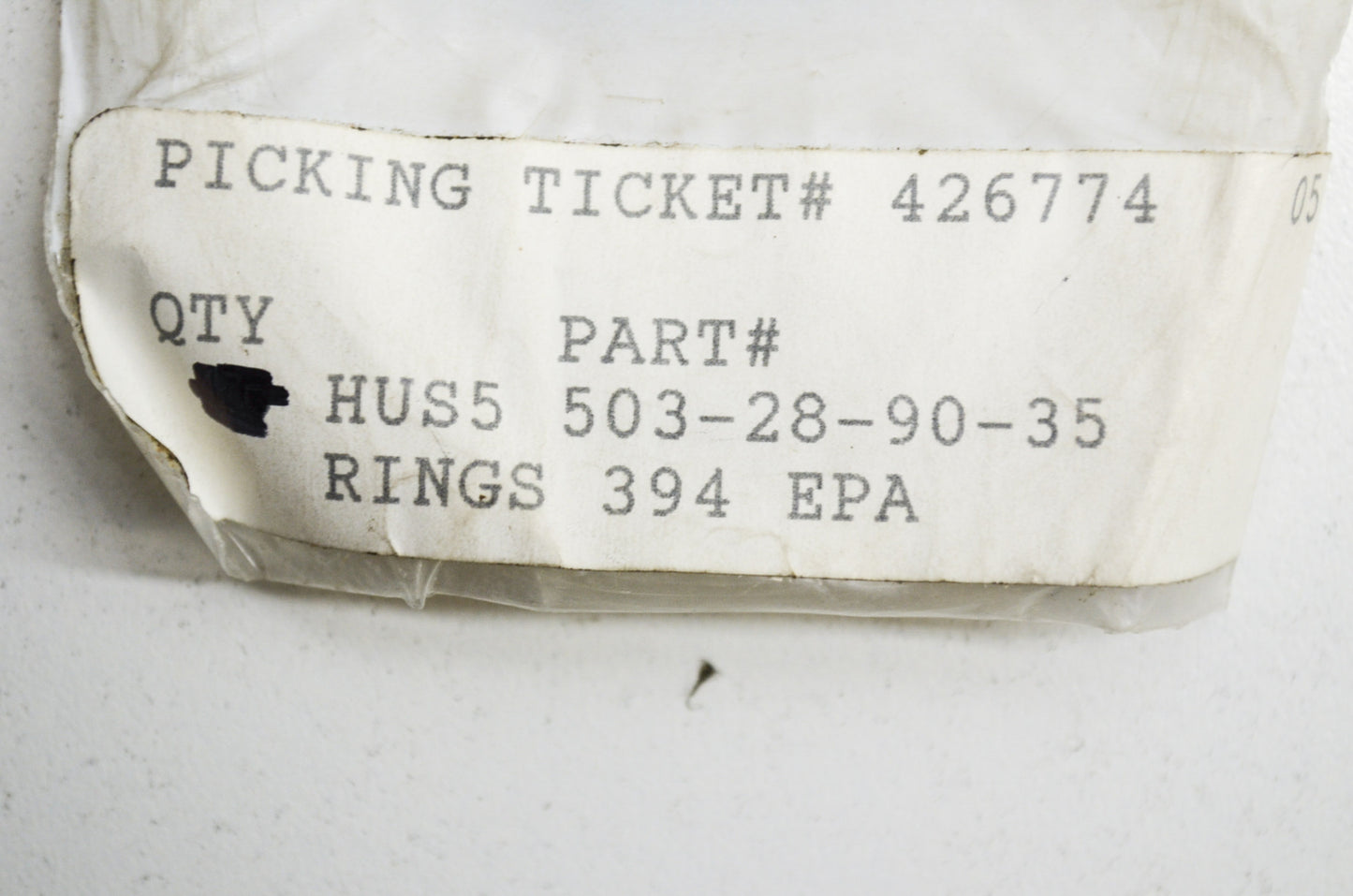 New OEM Husqvarna Piston Ring Black QTY 2 394 395 EPA K 960 NOS