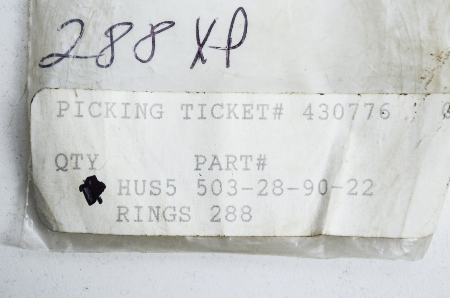 New OEM Husqvarna Piston Ring 281 288 NOS