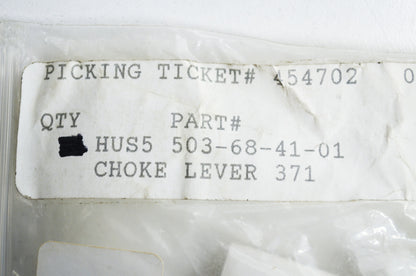 Choke Lever 362 365 371 372 375 385 390 395 Qty 2 NOS