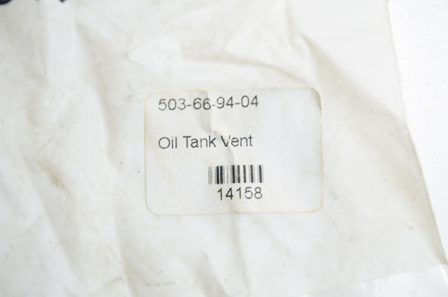 New OEM Husqvarna Oil Tank Vent NOS
