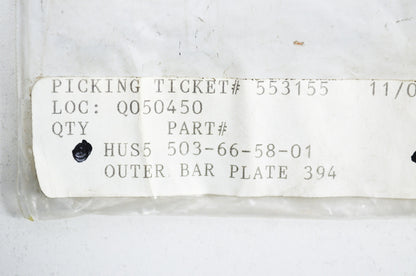 Outer Bar Plate 395 EPA NOS