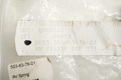 OEM Husqvarna 503637601, 503-63-76-01 Anti Vibration Spring STD 371 362 372 NOS