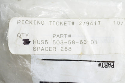 New OEM Husqvarna Spacer 268 272 NOS