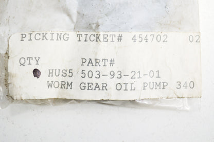 Worm Gear Oil Pump 340 345 350 445 450 NOS
