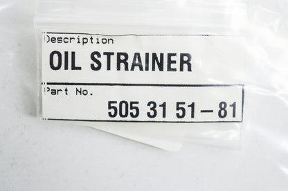 New OEM Husqvarna Oil Strainer 455 460 461 NOS