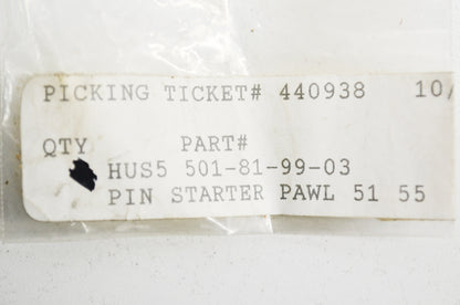 Starter Pawl Pin Qty 2 NOS