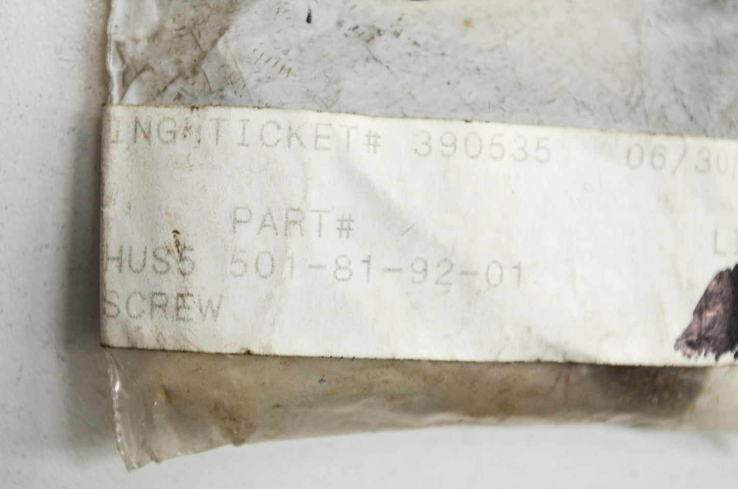 OEM Husqvarna 501-81-92-01 Screw 254 257 262 334 335 XPT 338 XPT 339 XP NOS
