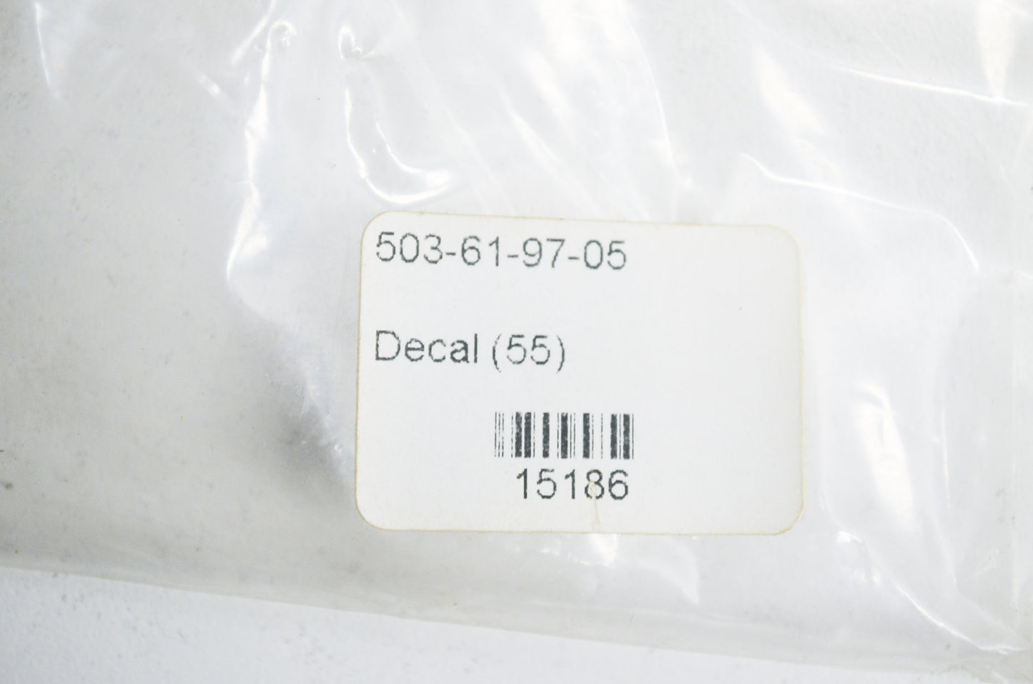 New OEM Husqvarna 55 Air Injection Decal 51 55 NOS