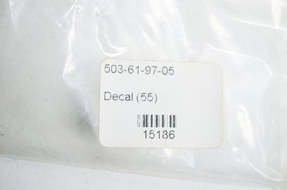 New OEM Husqvarna 55 Air Injection Decal 51 55 NOS