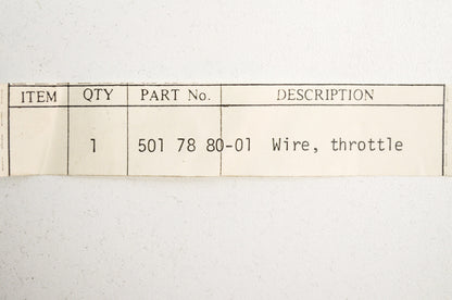 New OEM Husqvarna Throttle Wire 24 R NOS
