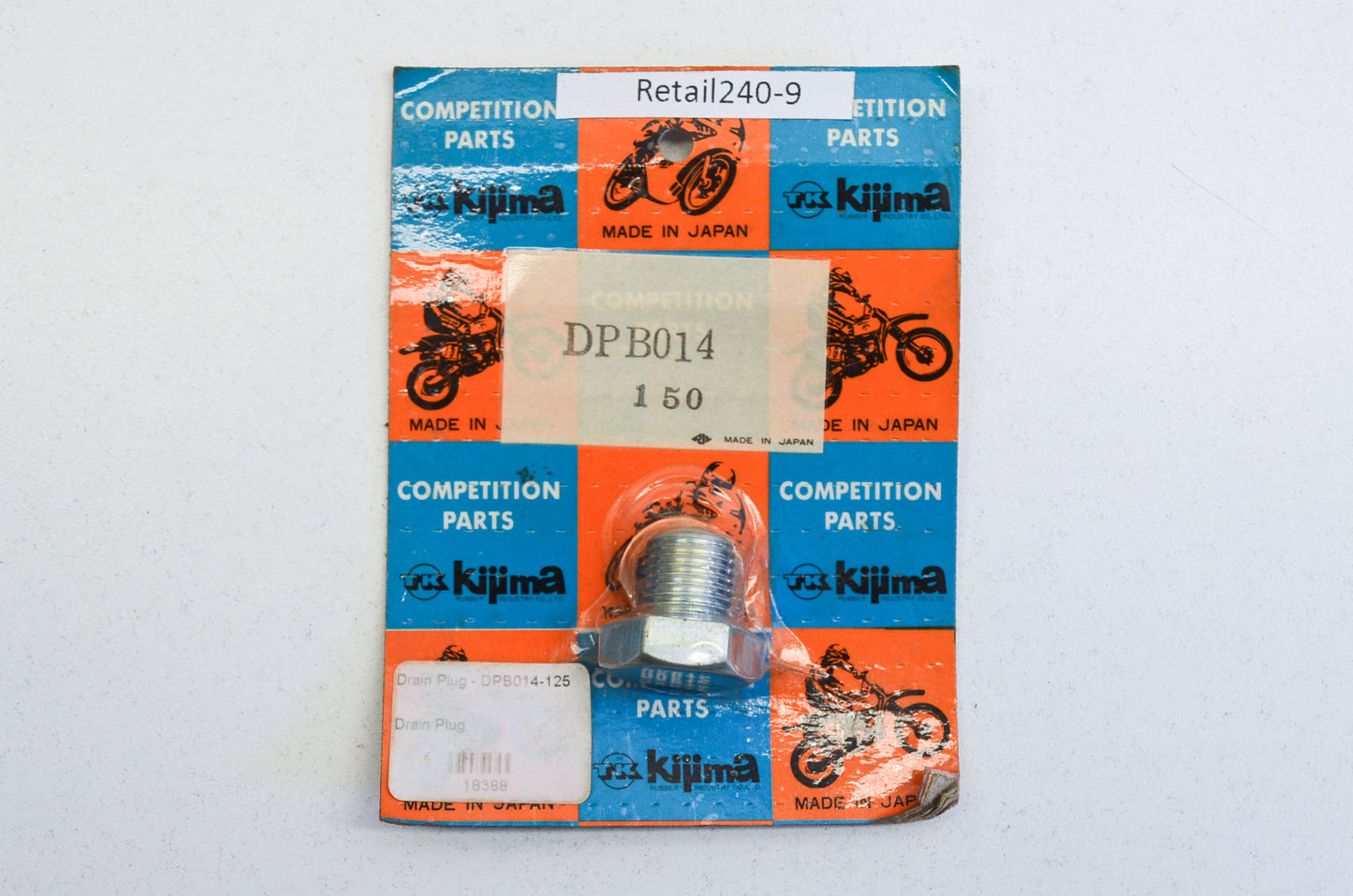 New Kijima Drain Plug 14mmxP1.5 NOS