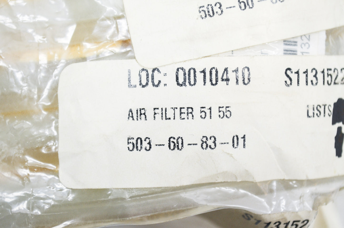 New OEM Husqvarna Air Filter 51 55 NOS