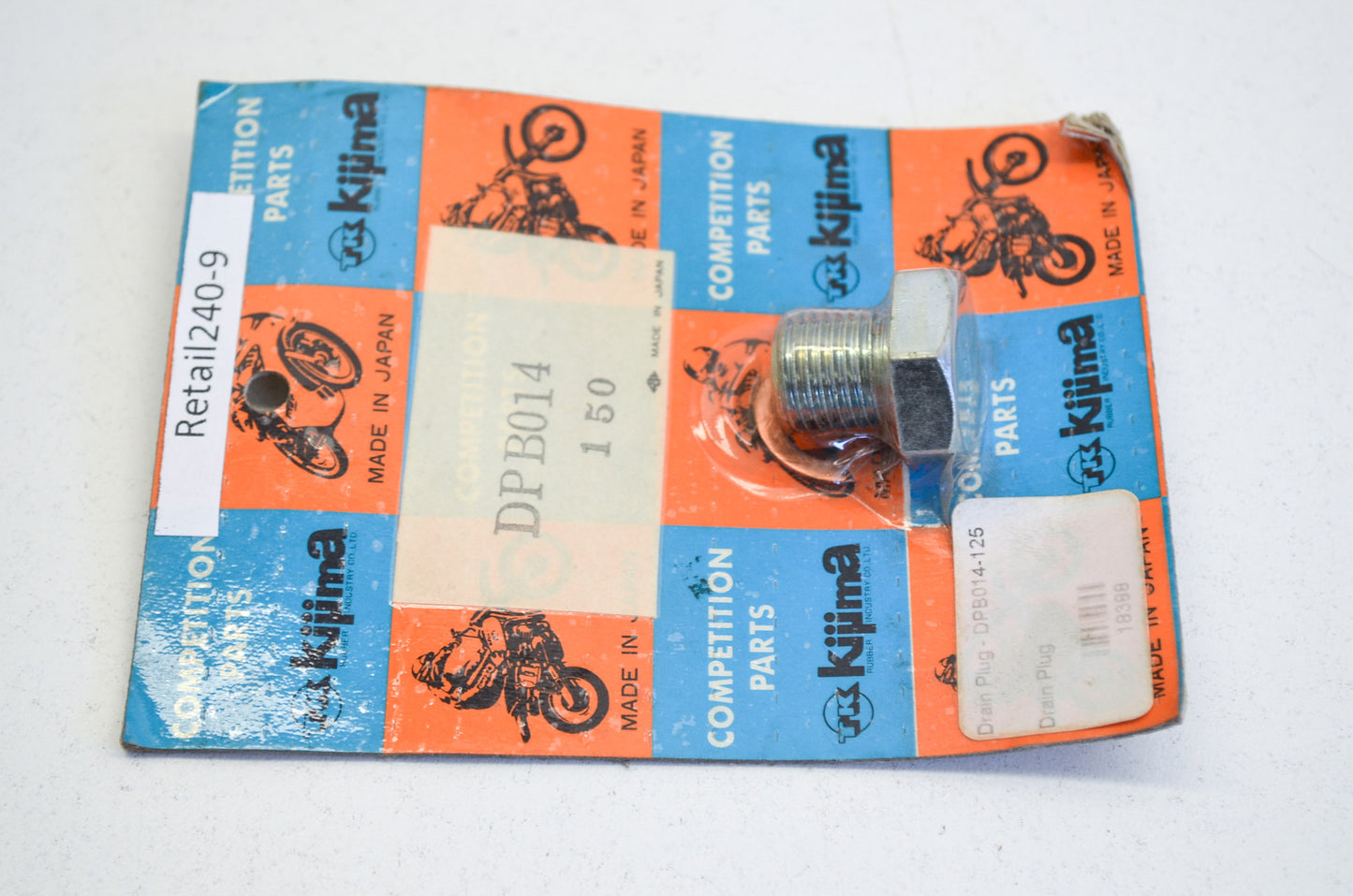 New Kijima Drain Plug 14mmxP1.5 NOS